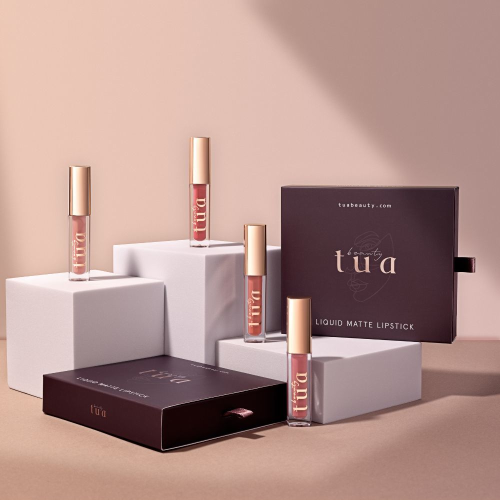 4 Batons Líquidos Fosco Resistentes à Transferência (TB102)