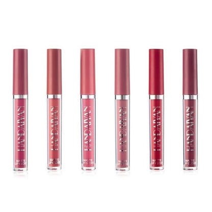 #105 Batom Líquido Mate Longa Duração - Embalagem de 6 peças