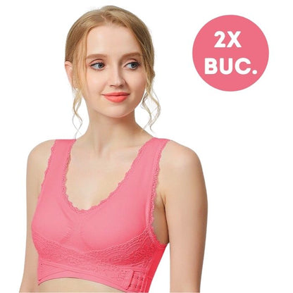 #100 Renda de topo com apoio frontal