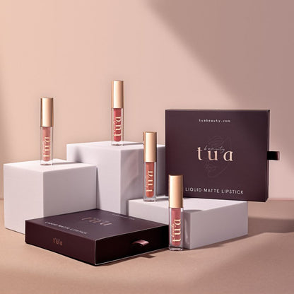 4 Batons Líquidos Fosco Resistentes à Transferência (TB102)