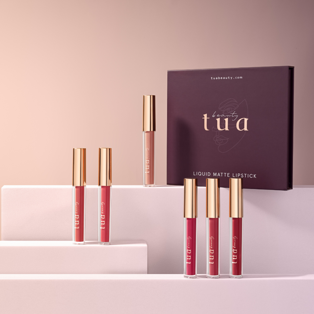 6 Batons líquidos foscos resistentes à transferência (TB101)