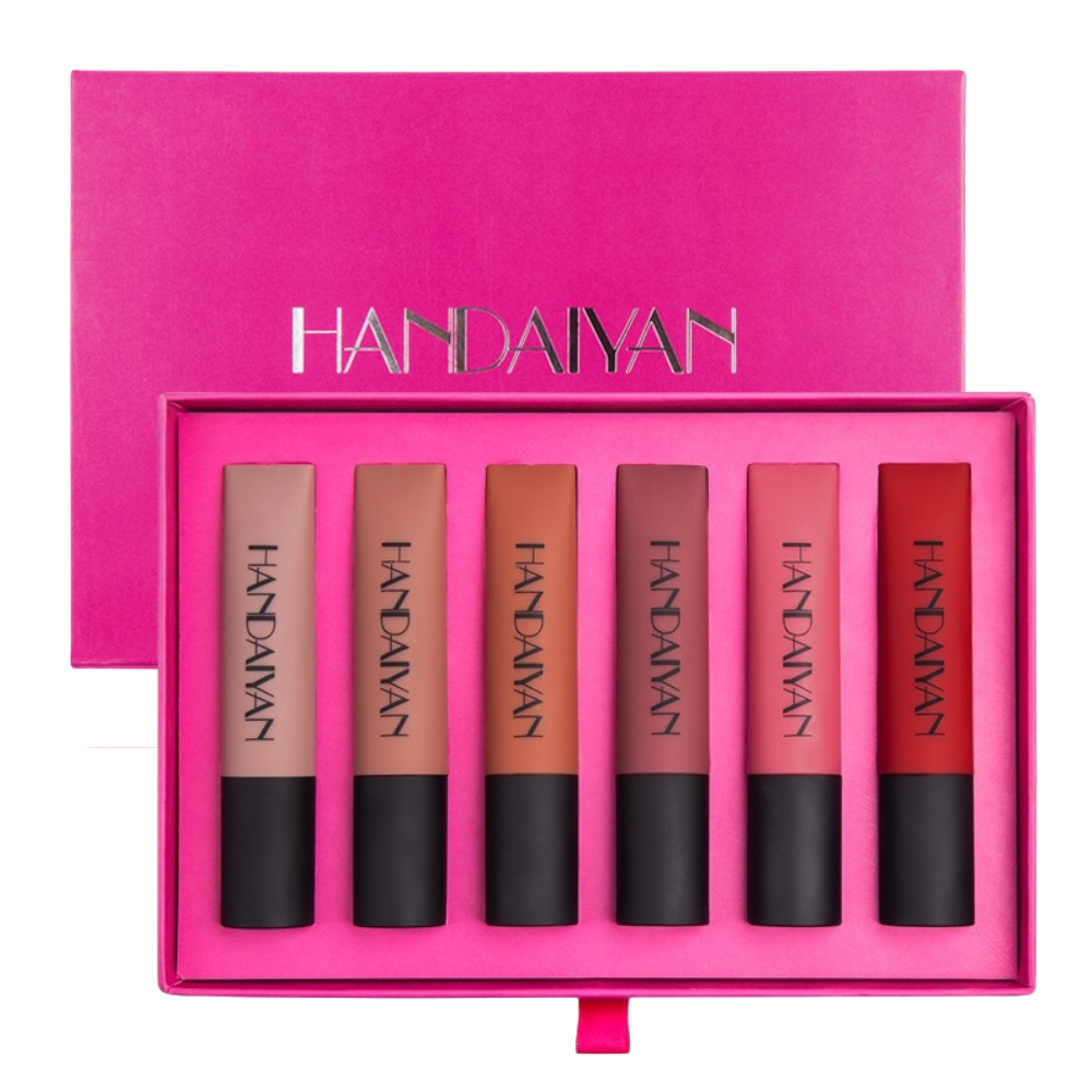 #123 Conjunto de 6 batons Super Colour Lipsticks