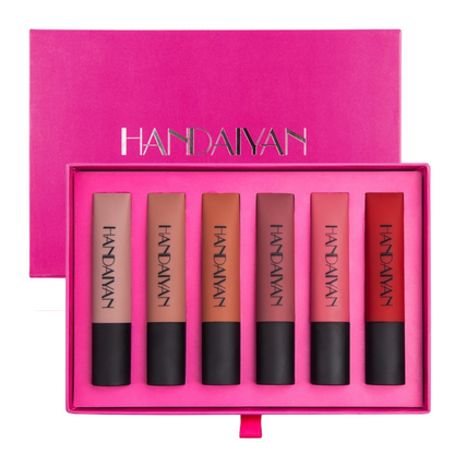 #123 Conjunto de 6 batons Super Colour Lipsticks